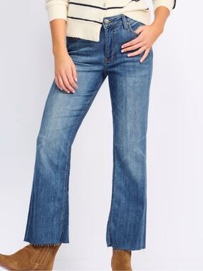 Kelsey High Rise Kut From the Kloth Mid-Blue Women's Jeans🚌